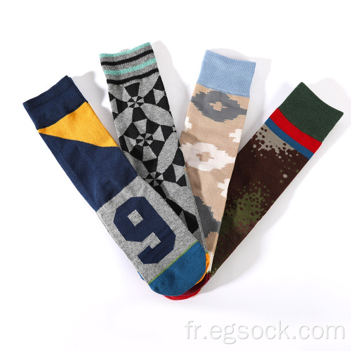 chaussettes tube de couleur folle pour la famille des adultes